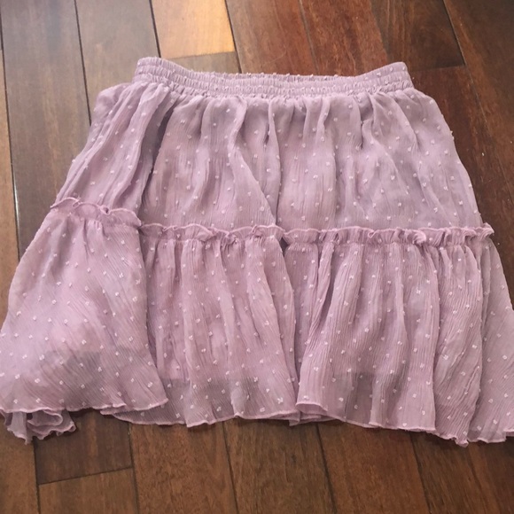Purple ruffle skirt - Picture 2 of 2